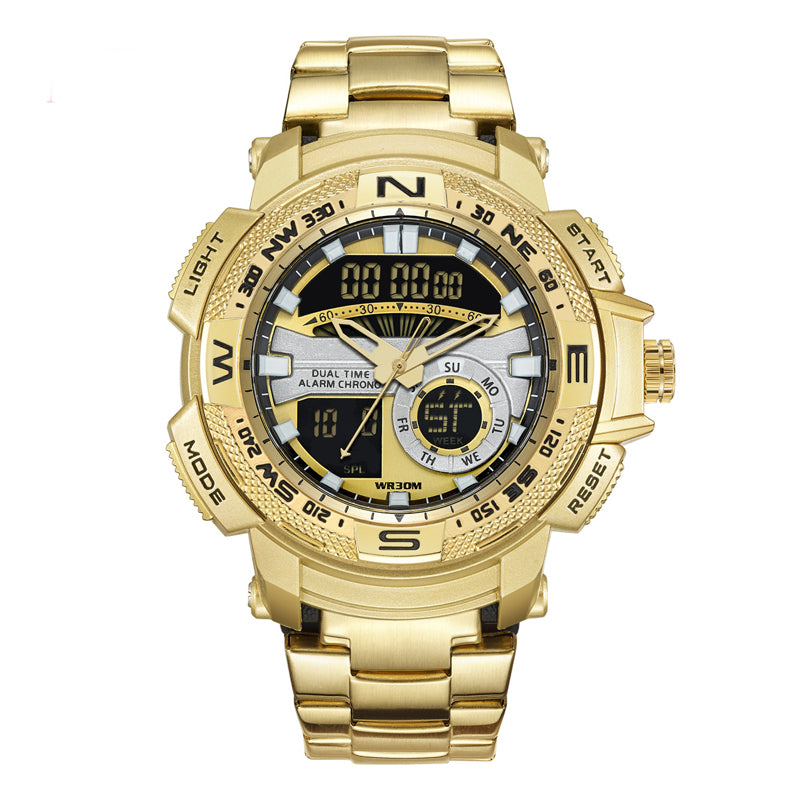 🎇 62% KORTING ⌚ Sporthorloge met dubbel display voor heren ✨