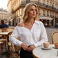 ✨ 50% korting 🌼 Casual off-shoulder overhemd met knopen voor dames 🌸