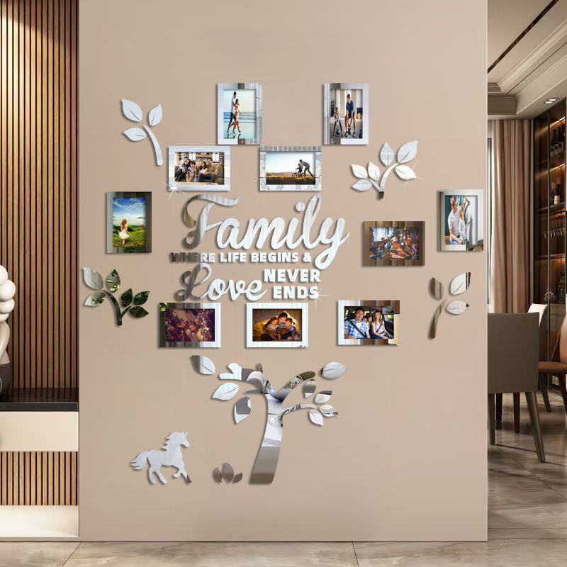 🌻50% KORTING ✨3D familiestamboom fotolijst muursticker