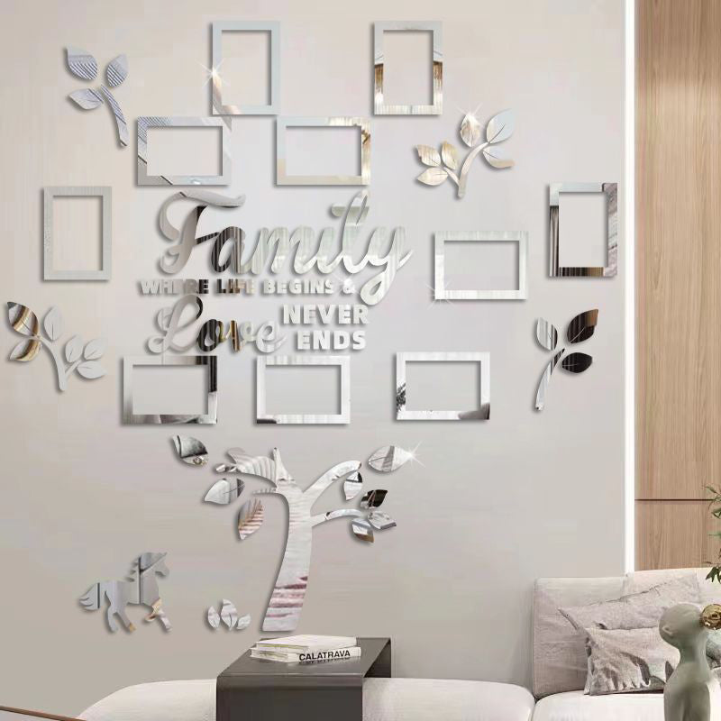 🌻50% KORTING ✨3D familiestamboom fotolijst muursticker