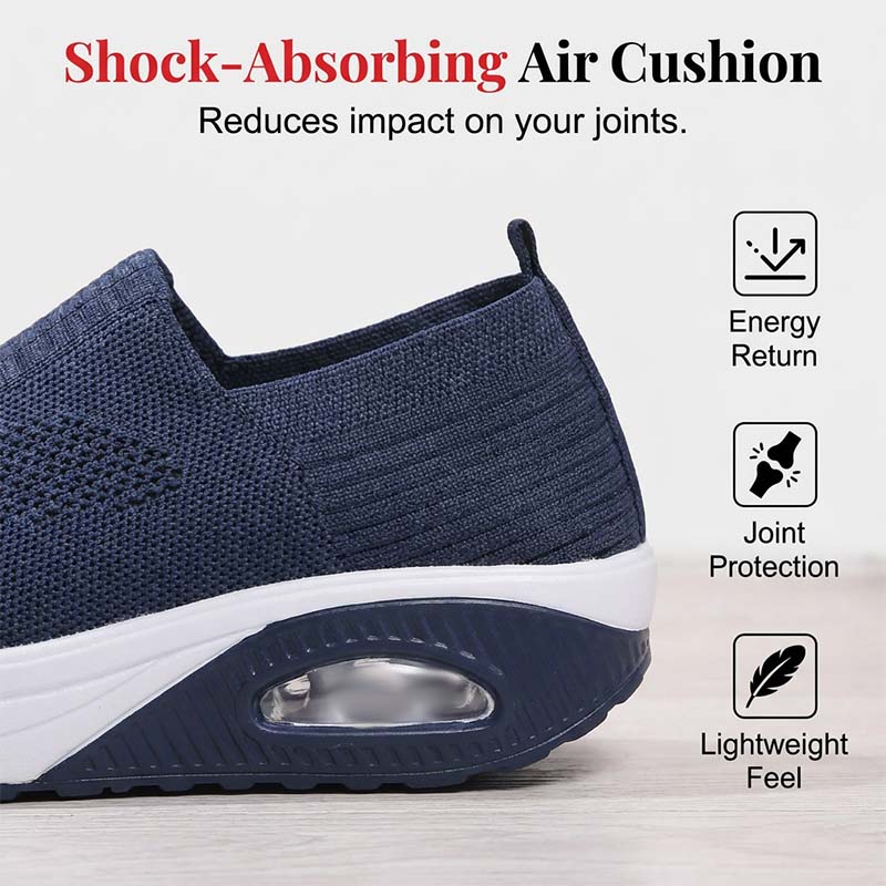 👟 Dames Instapschoenen met Air-Cushion (Luchtkussen) | Ademend & Pijnvrij Wandelen