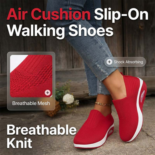 👟 Dames Instapschoenen met Air-Cushion (Luchtkussen) | Ademend & Pijnvrij Wandelen