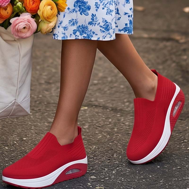 👟 Dames Instapschoenen met Air-Cushion (Luchtkussen) | Ademend & Pijnvrij Wandelen