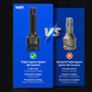 🔧 TIJDELIJKE AANBIEDING: 53% KORTING! ✨ Set met drie vierkante spline-bits – 1/2"-aandrijving, Cr-Mo-staal, twee lengtes ⚙️