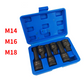 🔧 TIJDELIJKE AANBIEDING: 53% KORTING! ✨ Set met drie vierkante spline-bits – 1/2"-aandrijving, Cr-Mo-staal, twee lengtes ⚙️