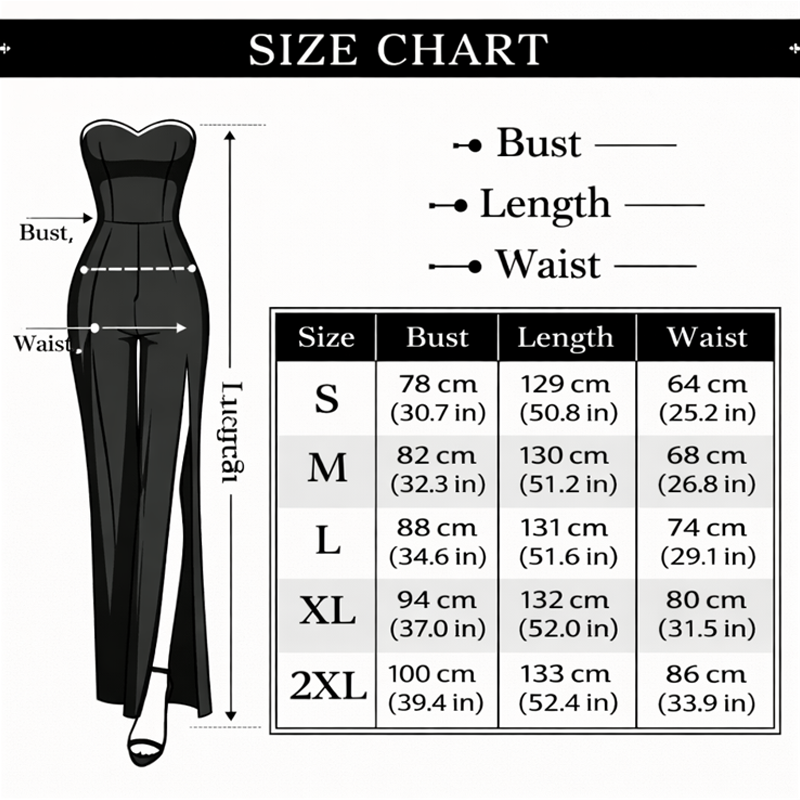 👗 Bohemien-stijl strapless jumpsuit met hoge split en wijde pijpen – geplooid bovenstuk, split aan de zijkant, geometrische print ✨