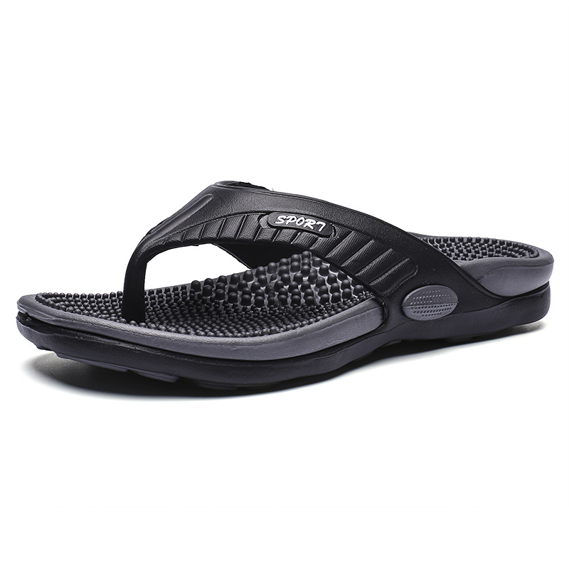 🔥40% KORTING 💦 Lichtgewicht teenslippers voor heren – met massage-effect, antislip, flexibel 🏖️