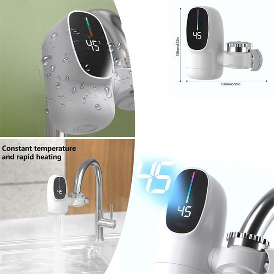 🔥 50% korting + gratis verzending 🚰 Elektrische warmwaterkraan voor de Kraan | Warm water binnen 10 seconden (3400W)