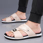 👞Slip-on sandalen van kunstleer voor heren – Ademend mesh en antislipzool & Comfortabele pasvorm 🏖️