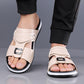 👞Slip-on sandalen van kunstleer voor heren – Ademend mesh en antislipzool & Comfortabele pasvorm 🏖️