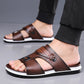 👞Slip-on sandalen van kunstleer voor heren – Ademend mesh en antislipzool & Comfortabele pasvorm 🏖️