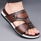 👞Slip-on sandalen van kunstleer voor heren – Ademend mesh en antislipzool & Comfortabele pasvorm 🏖️