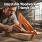 📐 TIJDELIJKE AANBIEDING: 50% KORTING! ✨ Precisie-driehoekige hoekmeter voor houtbewerking – van legering, verstelbaar, roestbestendig 🛠️