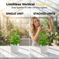 🌿 TIJDELIJKE AANBIEDING: 50% KORTING! ✨ Honingraat-plantenrek – Roestvrij, stapelbaar, eenvoudig te monteren 🐝