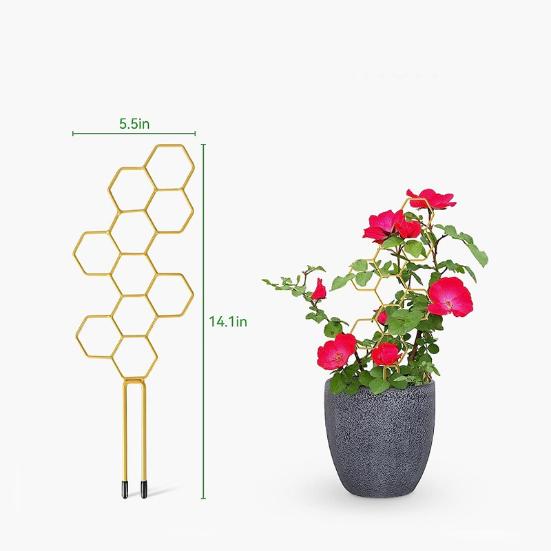 🌿 TIJDELIJKE AANBIEDING: 50% KORTING! ✨ Honingraat-plantenrek – Roestvrij, stapelbaar, eenvoudig te monteren 🐝