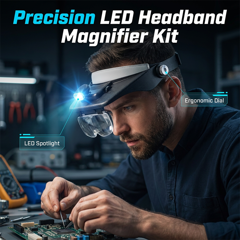 🔍 50% KORTING + GRATIS VERZENDING! Professionele Handsfree LED Loepbril – Lees & Knutsel Weer Zonder Problemen! ✨