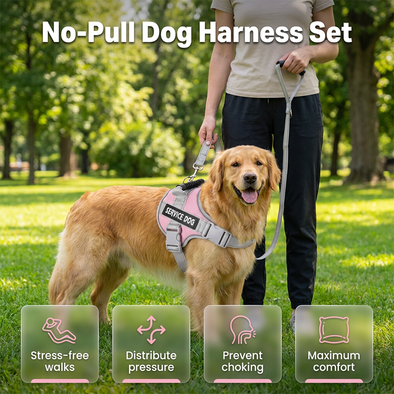 🐕 50% KORTING! Premium Anti-Trek Hondentuigje (Inclusief Gratis Riem) ✨