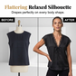 🔥40% korting👗Dames Kanten Top met V-hals – Ingewikkelde Kanten Splicing, Relaxte Soepelvallende Pasvorm, Vrouwelijke Charme✨