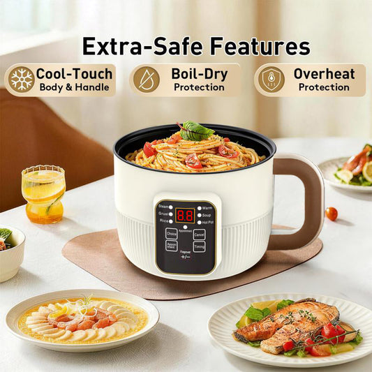 🔥50% KORTING + GRATIS VERZENDING🥘Slimme multifunctionele elektrische kookpan