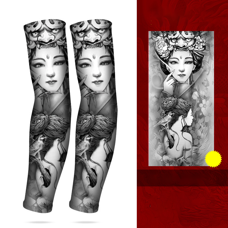 Zonbeschermende en ademende koelhoes voor tatoeages