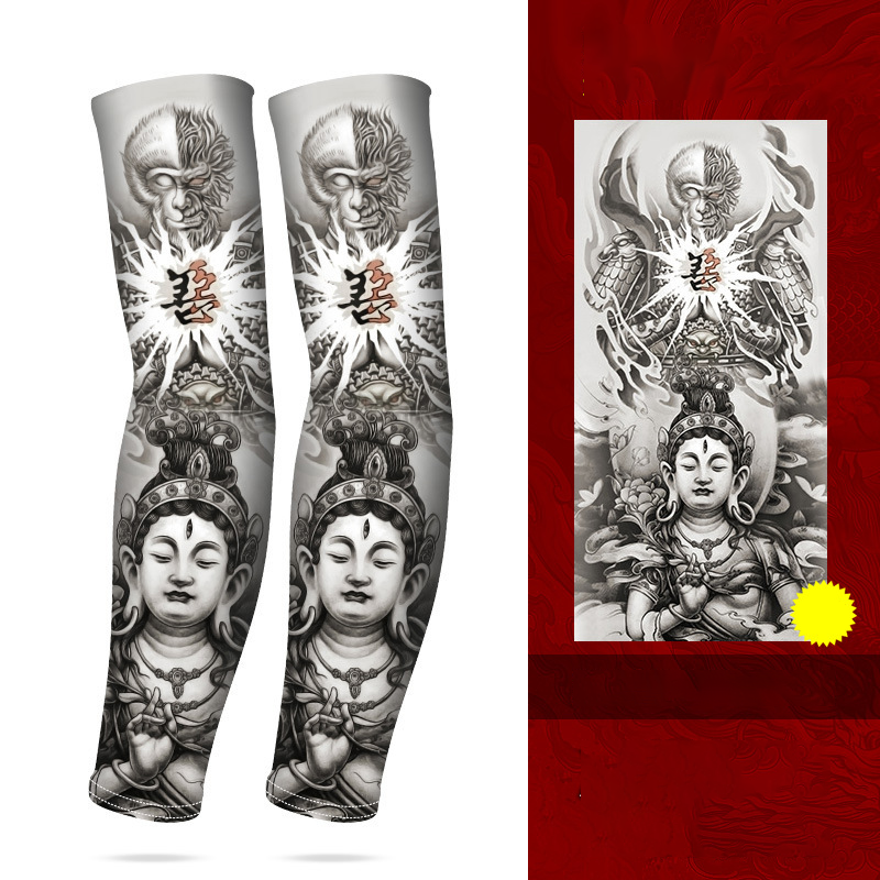 Zonbeschermende en ademende koelhoes voor tatoeages