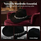 🤠 Dames rhinestone hart cowboyhoed – Sprankelende, elegante Franse jazz fedora ✨