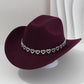 🤠 Dames rhinestone hart cowboyhoed – Sprankelende, elegante Franse jazz fedora ✨
