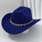 🤠 Dames rhinestone hart cowboyhoed – Sprankelende, elegante Franse jazz fedora ✨