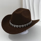 🤠 Dames rhinestone hart cowboyhoed – Sprankelende, elegante Franse jazz fedora ✨