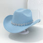 🤠 Dames rhinestone hart cowboyhoed – Sprankelende, elegante Franse jazz fedora ✨