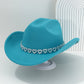 🤠 Dames rhinestone hart cowboyhoed – Sprankelende, elegante Franse jazz fedora ✨