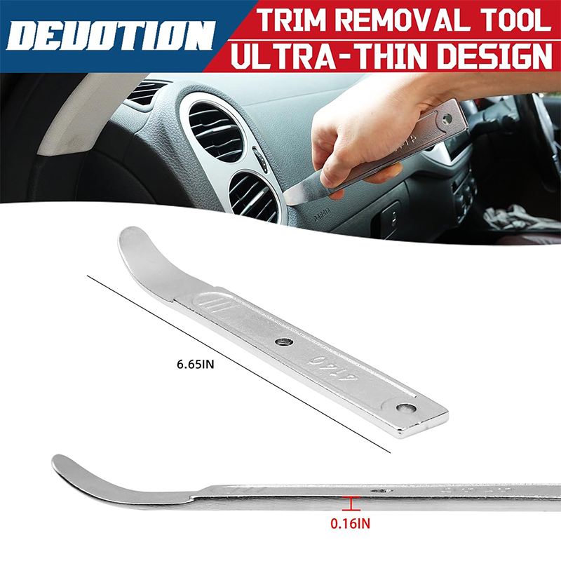 🔧 TIJDELIJKE AANBIEDING: 50% KORTING! ✨ Gereedschap voor het verwijderen van auto-interieurdelen – ultradunne rand, duurzaam staal, antislipgreep 🚗