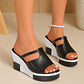 📢📢40% KORTING ⏰Elegante plateausandalen met sleehak voor dames