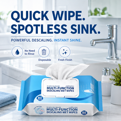 🧼💎 2+1 GRATIS! Dik, scheurbestendig, en lost kalk op als boter. Veeg, glim, klaar – geen naspoelen, geen strepen, alleen een sprankelende badkamer in seconden.