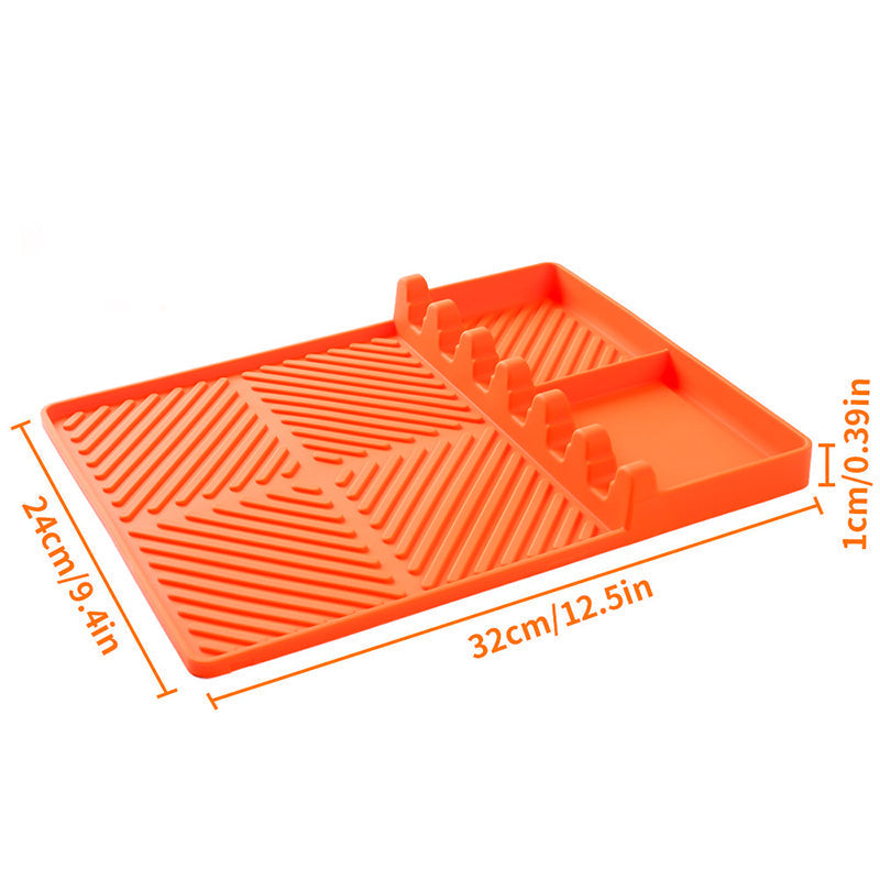 🥩 Hittebestendige Siliconen BBQ Zijplank Mat | Houdt je Barbecue Vetvrij & Schoon