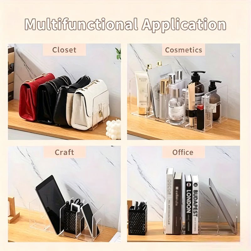 🔥50% korting👜 Transparant acryl opbergrek voor tassen✨