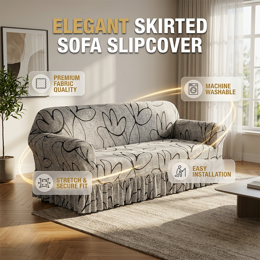 🛋️✨ Elastische, nauwsluitende bankhoes die vlekken en kreukels moeiteloos verbergt. Je bank ziet er weer als nieuw uit zonder dat je hem hoeft te vervangen.
