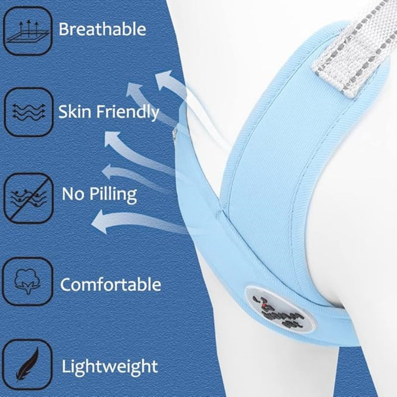 X-frame anti-trek hondentuigje-set met riem