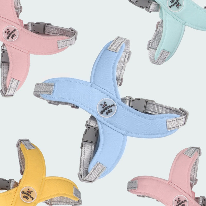 X-frame anti-trek hondentuigje-set met riem