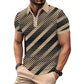 👕 Heren Geometrische Print Overhemd met Kraag ⭐