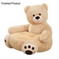 🔥50% korting🧸 Pluche teddybeer-kinderbank – Zacht kussen in de vorm van een stripfiguur met rugleuning