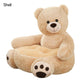 🔥50% korting🧸 Pluche teddybeer-kinderbank – Zacht kussen in de vorm van een stripfiguur met rugleuning