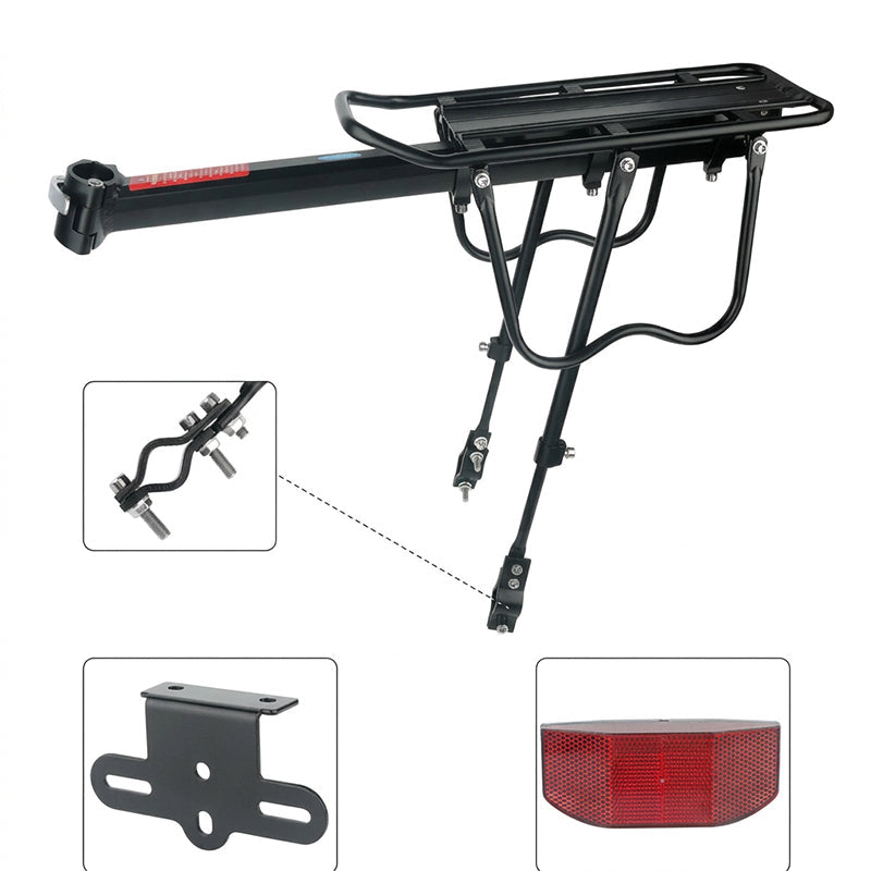 🧰 50% korting + gratis verzending 🚲Zware Aluminium Fietsbagagedrager Achter 🔥