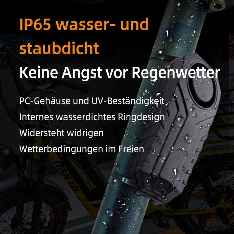 🚲 50% KORTING 🔔 Draadloos fietsalarm met afstandsbediening – Luid alarm van 110 dB, trillingssensor en antidiefstalbeveiliging ✨