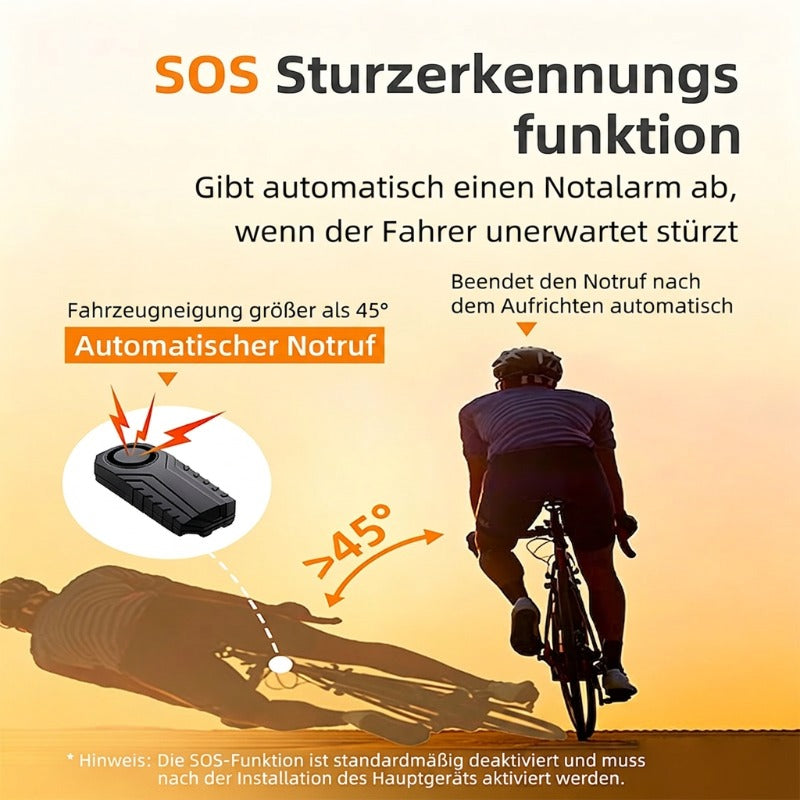 🚲 50% KORTING 🔔 Draadloos fietsalarm met afstandsbediening – Luid alarm van 110 dB, trillingssensor en antidiefstalbeveiliging ✨