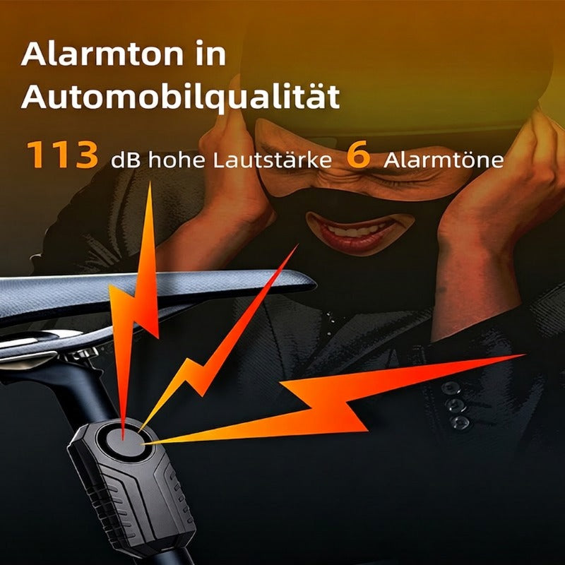 🚲 50% KORTING 🔔 Draadloos fietsalarm met afstandsbediening – Luid alarm van 110 dB, trillingssensor en antidiefstalbeveiliging ✨