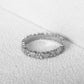 💍 Elegante hartvormige eternityring voor dames – met subtiele zirkonia-inzetstukken ✨