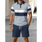 Geruite Polo Set Voor Heren | Sportieve Slim Fit