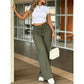 👖 Damesbroek met hoge taille en rechte pijpen