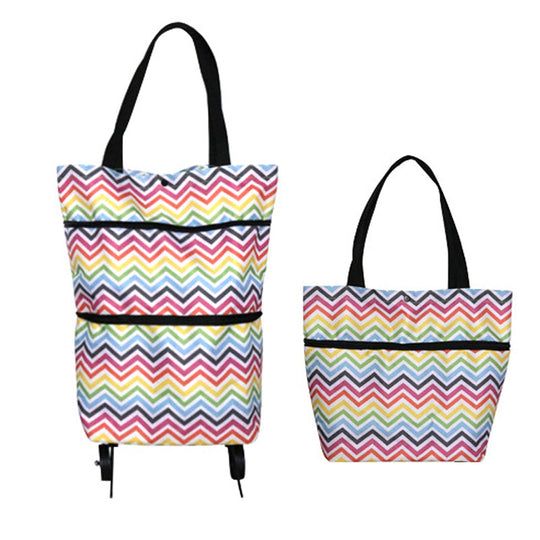 🔥 2-in-1 opvouwbare boodschappentas